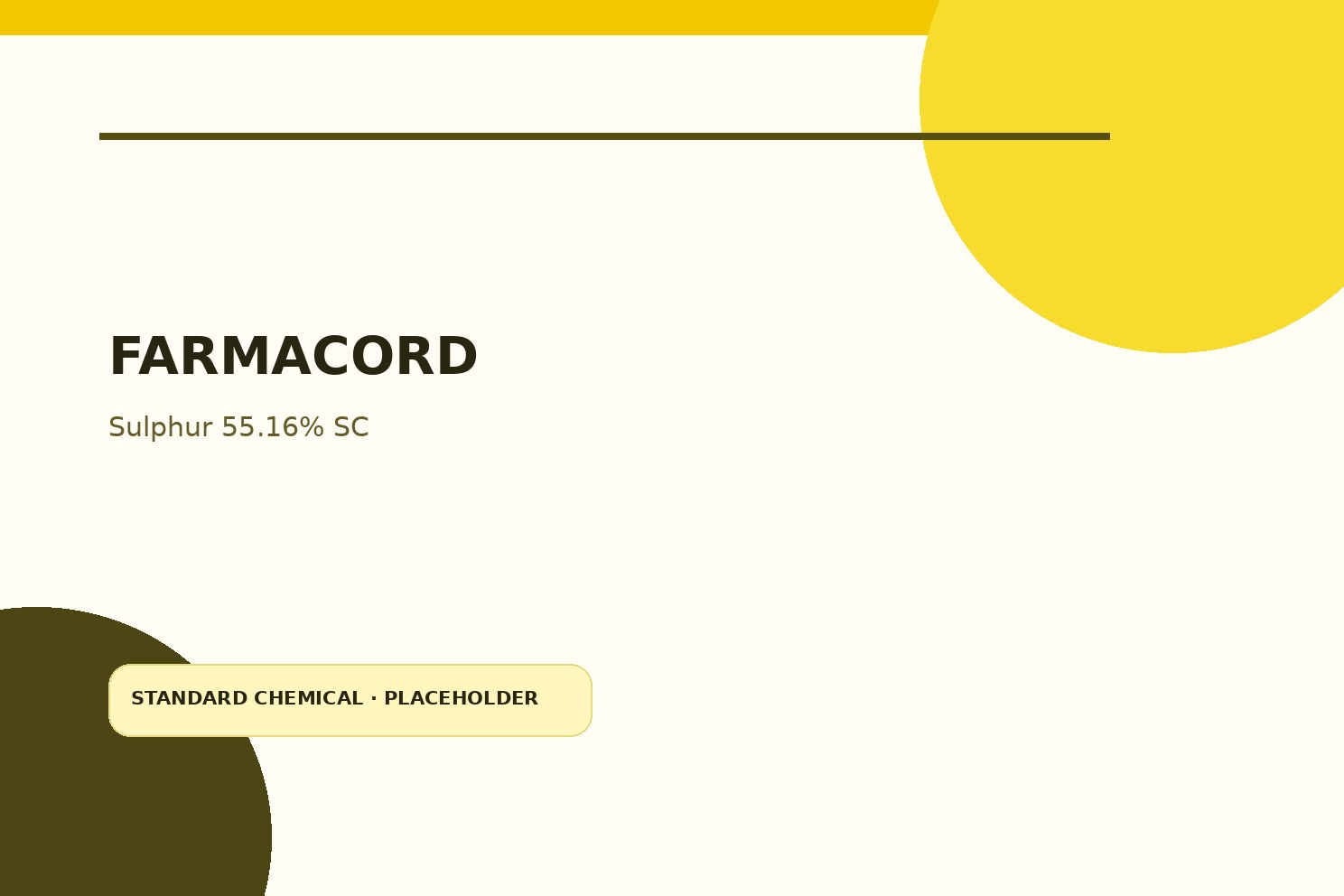 Farmacord Sulphur 55.16 percent SC suspension concentrate