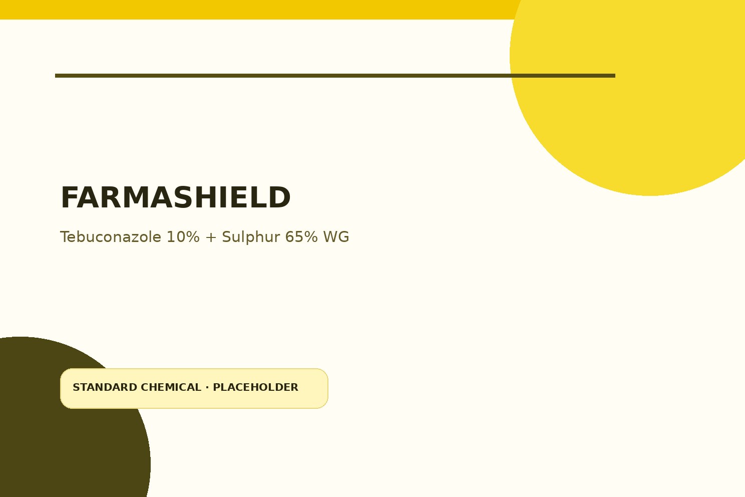 Farmashield Tebuconazole 10 percent plus Sulphur 65 percent WG fungicide